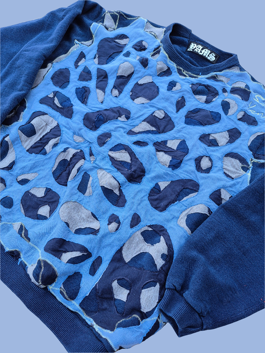 '𝘕𝘦𝘵 𝘉𝘭𝘶𝘦' Crewneck Sweater