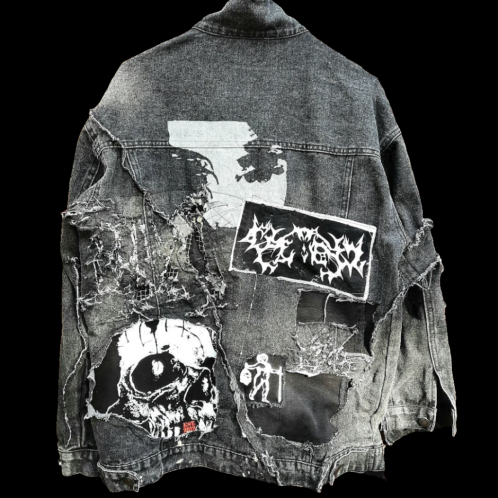'𝘛𝘰𝘸𝘦𝘳 𝘝1' Deconstructed Denim Jacket