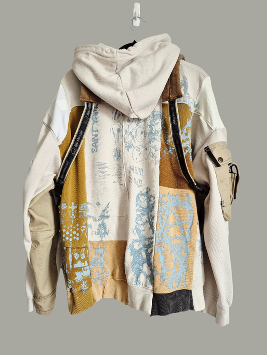 '𝘈𝘭𝘭-𝘚𝘦𝘦𝘳' Patchwork Hoodie with Chest Rig