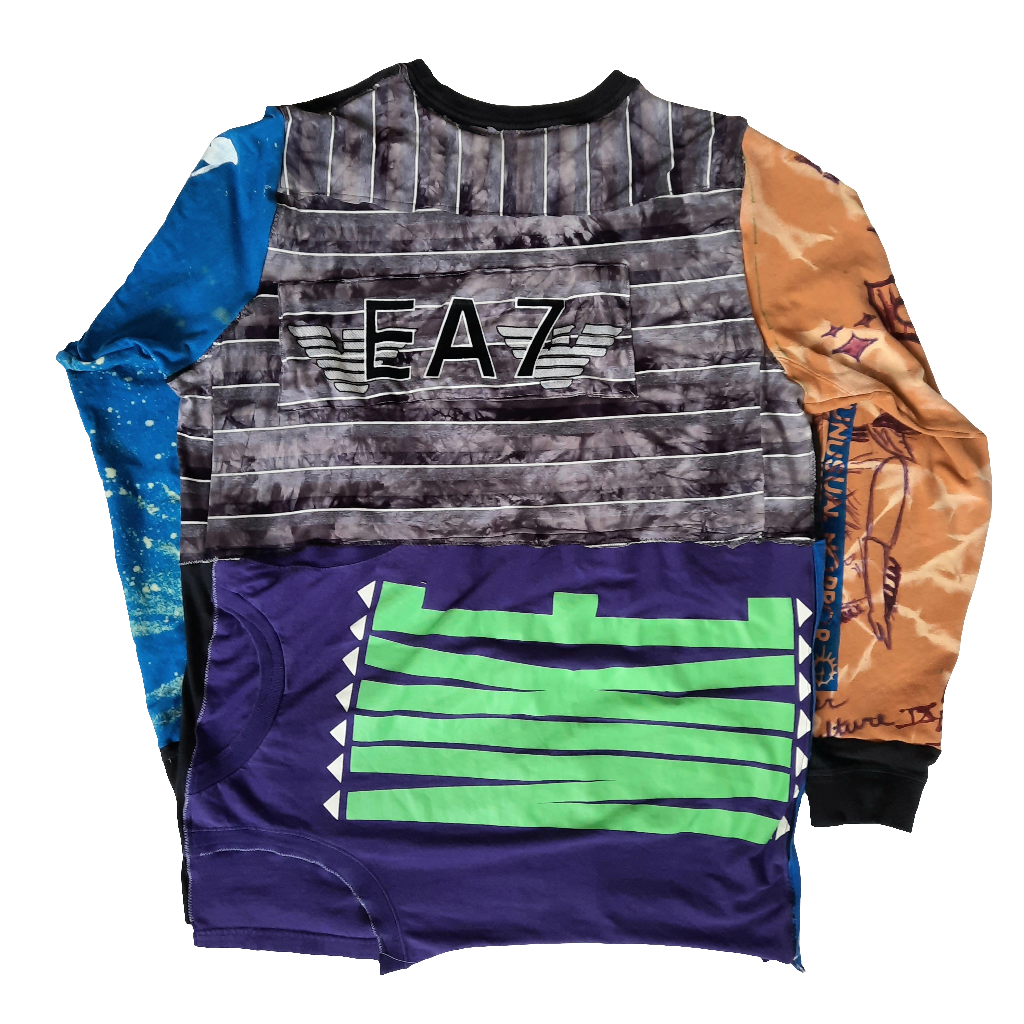 'ππ€π³π’π±πΈπ¦π’π³ π·π°π. π' Longsleeve Patchwork Shirt