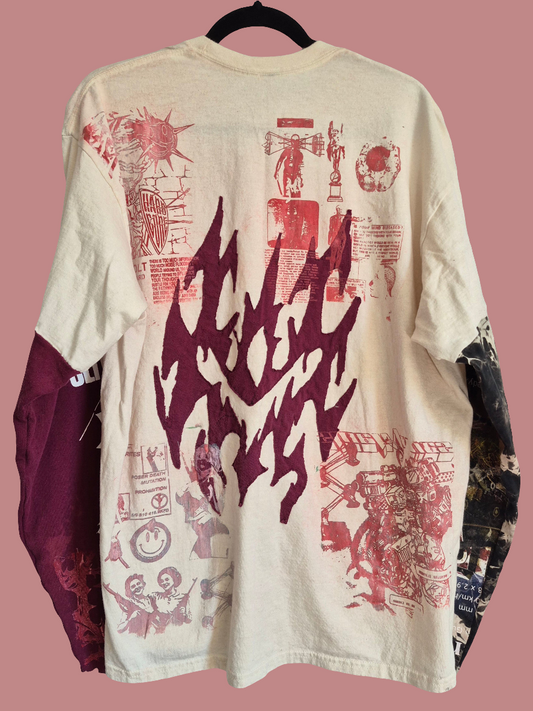 '𝘵𝘰𝘰 𝘥𝘶𝘮𝘣' Long Sleeve Shirt