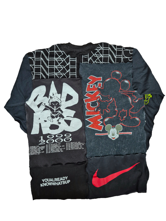 '𝘊𝘺𝘱𝘩𝘦𝘳 𝘊𝘶𝘭𝘵' Patchwork Shirt