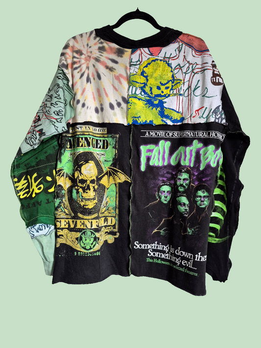 '𝘚𝘪𝘤𝘬𝘰 𝘗𝘩𝘢𝘯𝘵𝘰𝘮' Patchwork Shirt