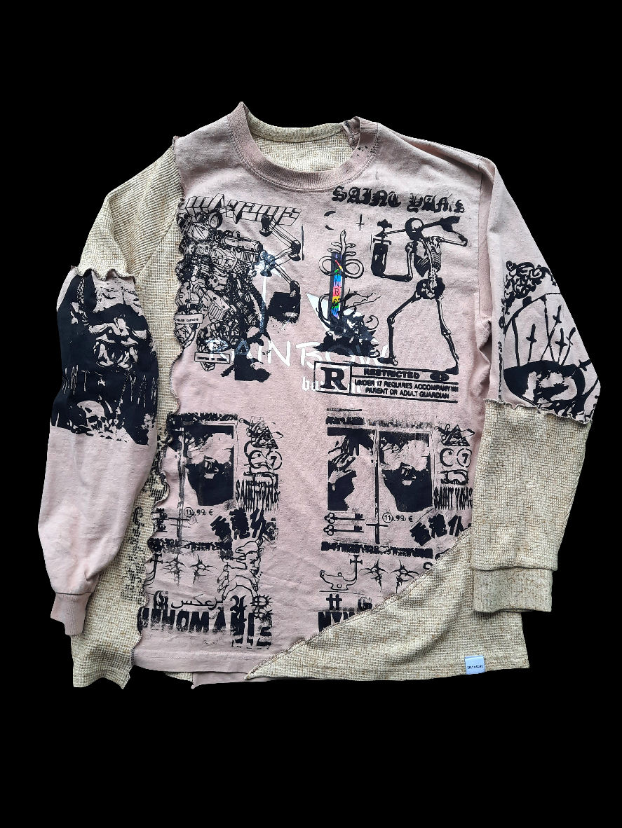'ππ³π’πͺπ― ππ±ππͺπ―π΅' Reconstructed Long Sleeve Shirt