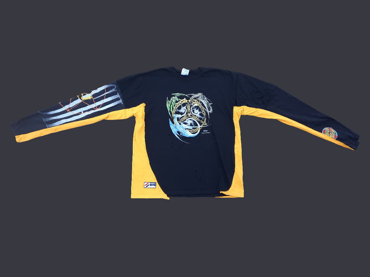 '𝘋𝘳𝘢𝘨𝘰𝘯 𝘍𝘰𝘳𝘤𝘦' Patchwork Shirt