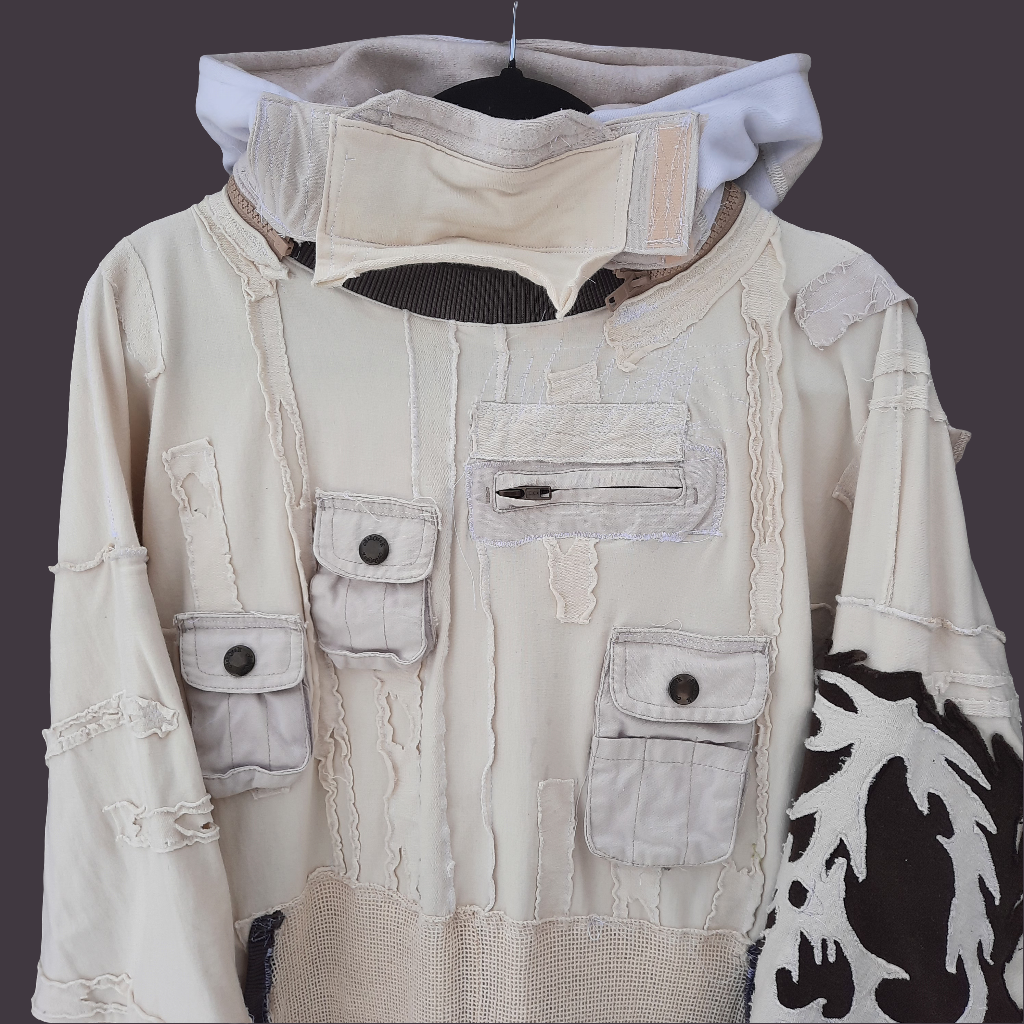 '𝘌𝘶𝘤𝘭𝘪𝘥𝘦𝘢𝘯' Crewneck Sweater with Layered Sleeves