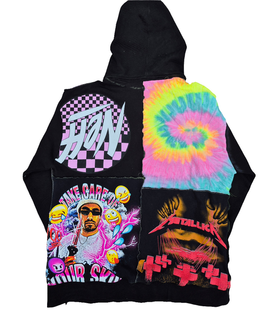 '𝘔𝘢𝘳𝘵𝘩𝘢 𝘚𝘵𝘦𝘸𝘢𝘳𝘵'𝘴 𝘏𝘪𝘵𝘭𝘪𝘴𝘵' Patchwork Hoodie