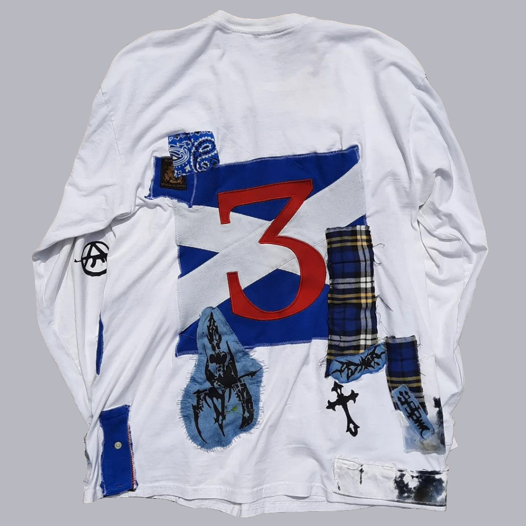 'πππ’π€π¬πΈπ’π΅π€π©' Patched & Printed Long Sleeve Tee (1/1)