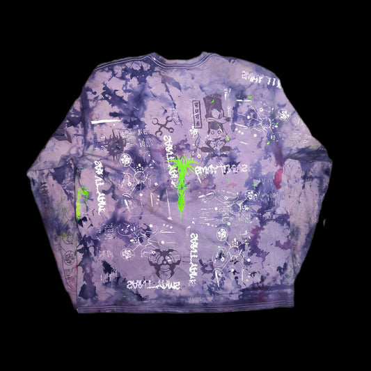 '𝘉𝘭𝘢𝘤𝘬 𝘓𝘢𝘨𝘰𝘰𝘯'Long Sleeve Graphic Shirt (1/1)