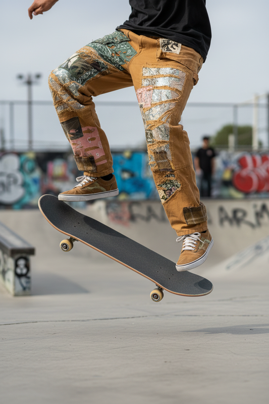 '𝘚𝘪𝘮𝘶𝘭𝘢𝘵𝘦𝘥 𝘖𝘢𝘴𝘪𝘴' Double-knee Canvas Work Pants