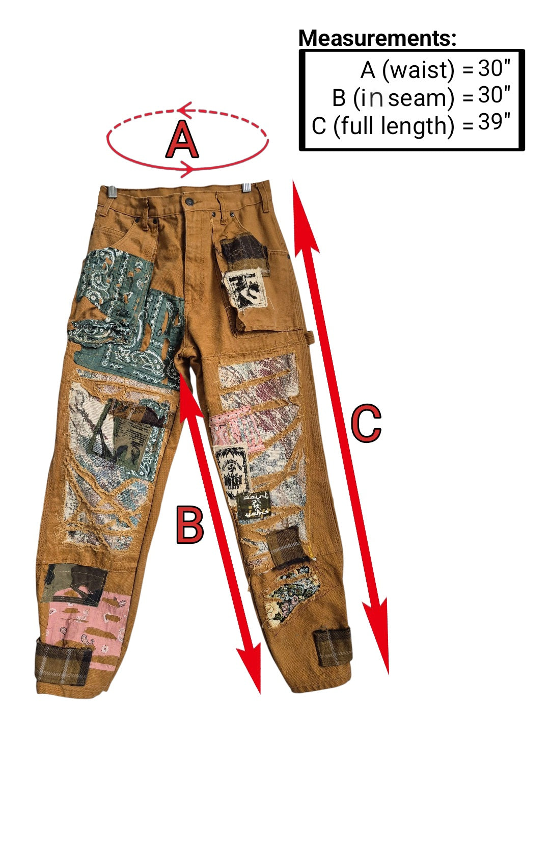 '๐๐ช๐ฎ๐ถ๐ญ๐ข๐ต๐ฆ๐ฅ ๐๐ข๐ด๐ช๐ด' Double-knee Canvas Work Pants
