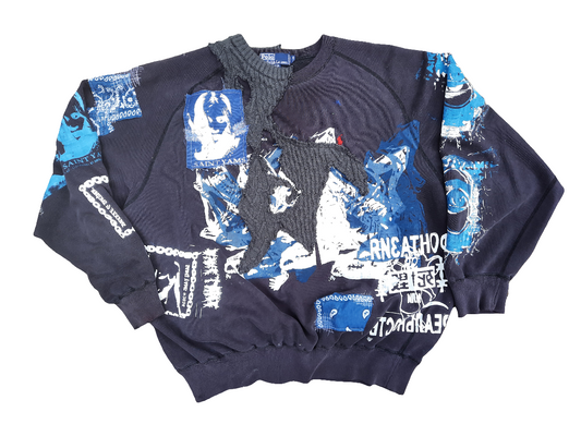 '𝘕𝘦𝘰 𝘐𝘤𝘦' Reworked 𝙍𝙖𝙡𝙥𝙝 𝙇𝙖𝙪𝙧𝙚𝙣 Crewneck Sweater