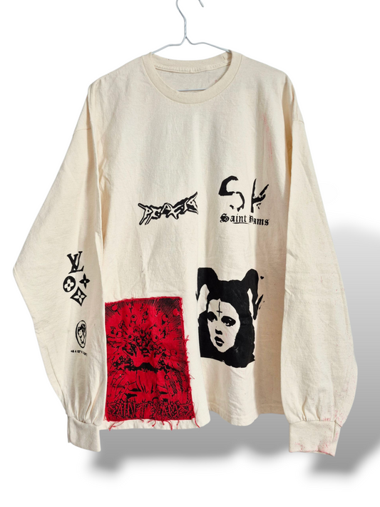 '𝘙𝘦𝘥 𝘉𝘦𝘢𝘮' Long Sleeve Tee