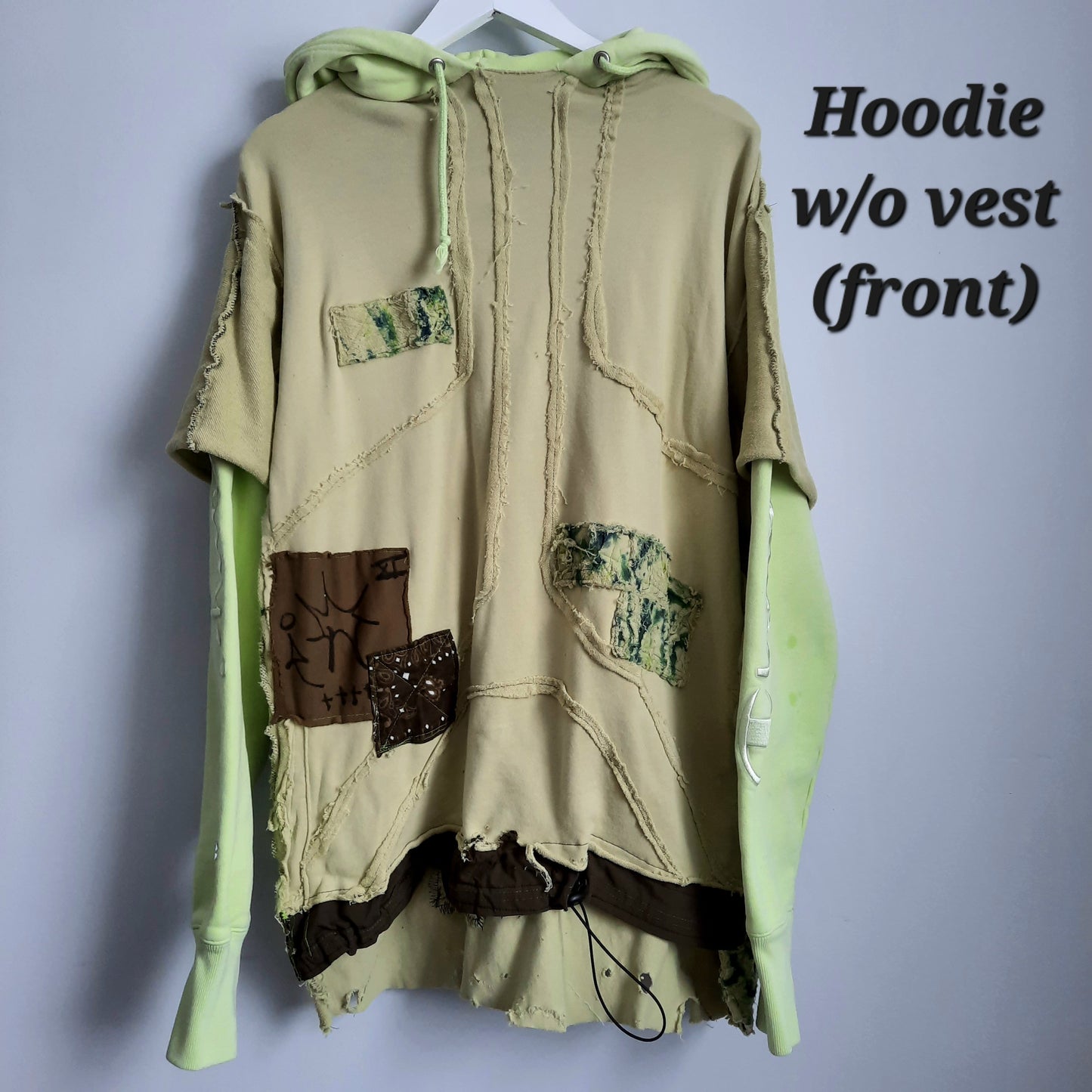 'ππͺπ΅π’π― ππΆπ―π¨ππ¦' Two Piece Set (Hoodie & Detachable Vest; 1/1)