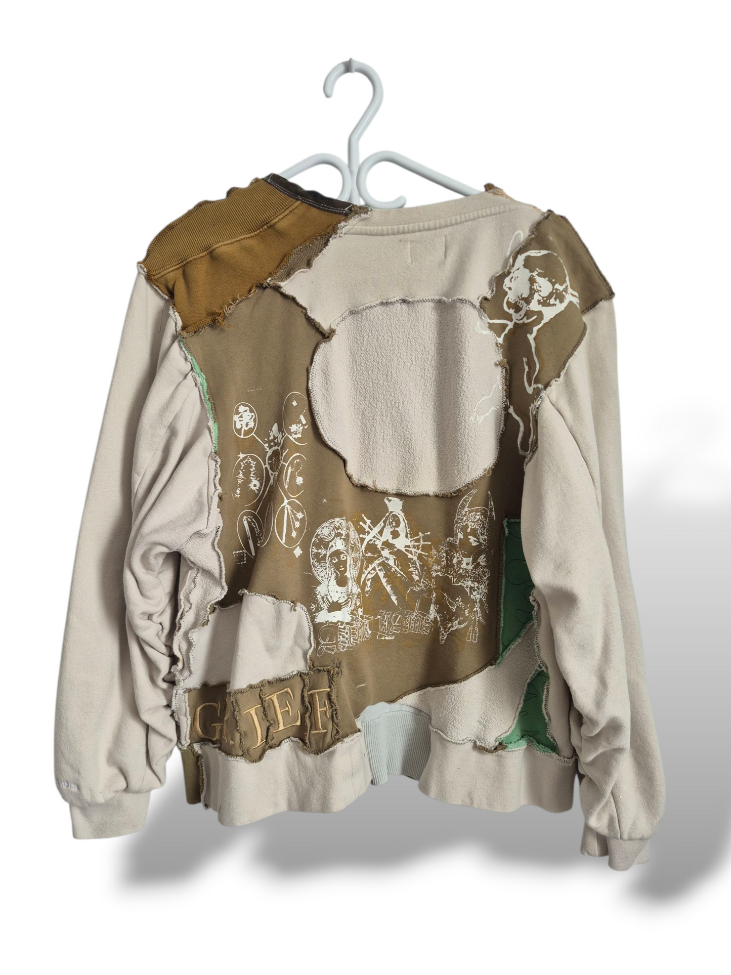 'ππͺπ¦π€π¦π΄ π°π§ ππ³πͺπ¦π§' Patchwork Sweater