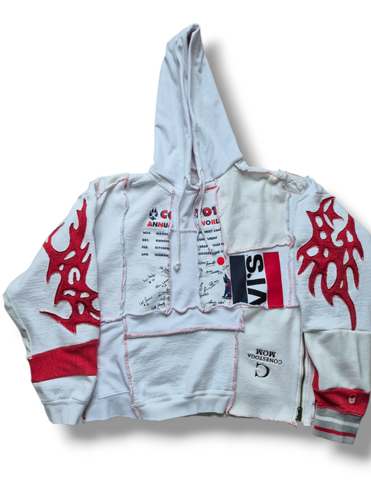 '𝘚𝘱𝘢𝘵𝘪𝘢𝘭 𝘈𝘸𝘢𝘳𝘦𝘯𝘦𝘴𝘴' Patchwork Hoodie