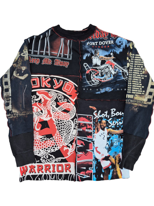 '𝘑𝘰𝘬𝘦𝘴 𝘖𝘯 𝘔𝘦' Patchwork Shirt