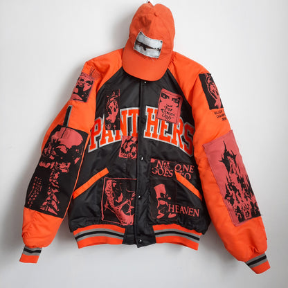 '𝘒𝘞 𝘗𝘢𝘯𝘵𝘩𝘦𝘳𝘴' Vintage Bomber Jacket