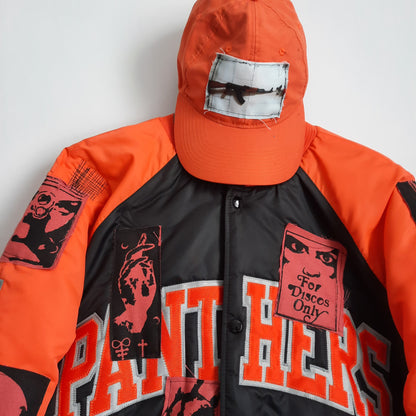 '𝘒𝘞 𝘗𝘢𝘯𝘵𝘩𝘦𝘳𝘴' Vintage Bomber Jacket