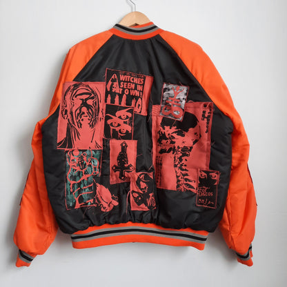 '𝘒𝘞 𝘗𝘢𝘯𝘵𝘩𝘦𝘳𝘴' Vintage Bomber Jacket