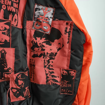 '𝘒𝘞 𝘗𝘢𝘯𝘵𝘩𝘦𝘳𝘴' Vintage Bomber Jacket