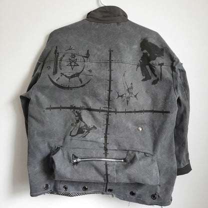 '𝘋𝘺𝘴𝘵𝘰𝘱𝘪𝘢𝘯 𝘈𝘷𝘦' Trucker Jacket with Optional Mesh Extension