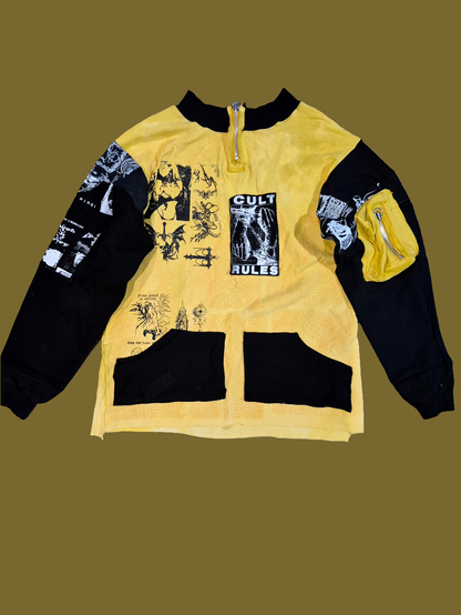 '𝘊𝘶𝘭𝘵 𝘙𝘶𝘭𝘦𝘴' Quarter-zip Sweater