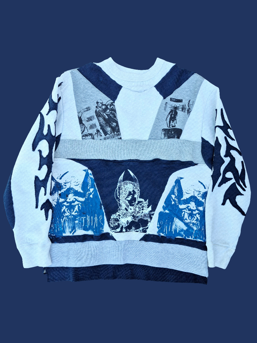 '𝘛𝘦𝘤𝘩𝘯𝘰 𝘍𝘦𝘶𝘥𝘢𝘭𝘪𝘴𝘮' Crewneck Sweater