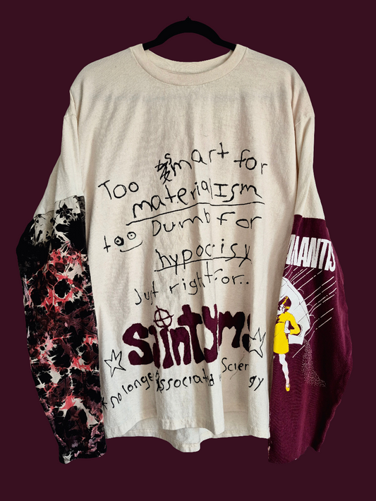 '𝘵𝘰𝘰 𝘥𝘶𝘮𝘣' Long Sleeve Shirt
