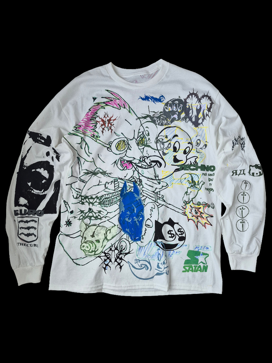 '𝘍𝘢𝘴𝘩𝘪𝘰𝘯 𝘗𝘰𝘭𝘪𝘤𝘦 𝘒𝘪𝘭𝘭𝘦𝘥 𝘔𝘺 𝘍𝘢𝘴𝘩𝘪𝘰𝘯 𝘋𝘰𝘨' Long Sleeve Shirt