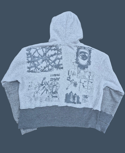 '𝘎𝘭𝘰𝘰𝘮' Cropped Hoodie