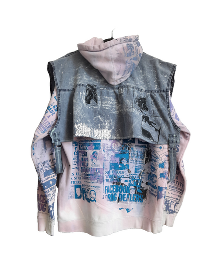 '𝘊𝘢𝘯𝘥𝘺 𝘍𝘭𝘰𝘴𝘴' All-over Print Hoodie with Cyberpunk Vest (1/1)