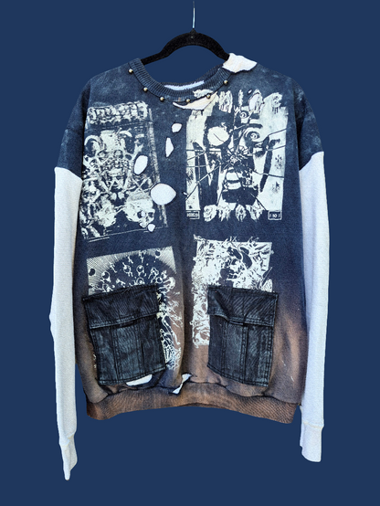 '𝘐 𝘞𝘢𝘯𝘵 𝘛𝘰 𝘓𝘪𝘷𝘦 𝘞𝘩𝘦𝘳𝘦 𝘐𝘵'𝘴 𝘈𝘭𝘸𝘢𝘺𝘴 𝘊𝘰𝘭𝘥' Crewneck Sweater