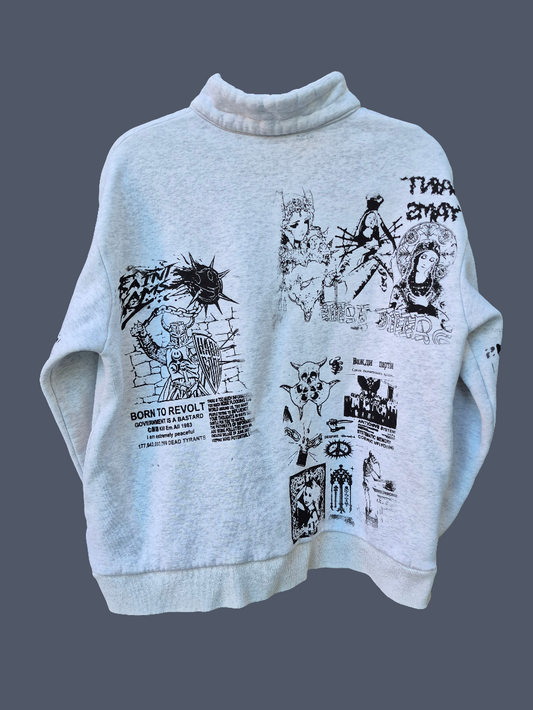 '𝘍𝘦𝘮𝘥𝘰𝘮 𝘈𝘭𝘤𝘩𝘦𝘮𝘺' Quarter-zip Sweater