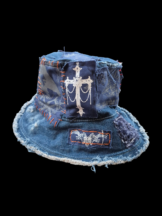 'Mary Poppins Meets Slipknot' Bucket Hat