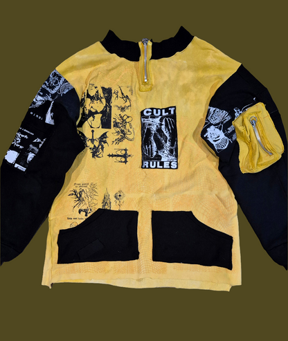 '𝘊𝘶𝘭𝘵 𝘙𝘶𝘭𝘦𝘴' Quarter-zip Sweater