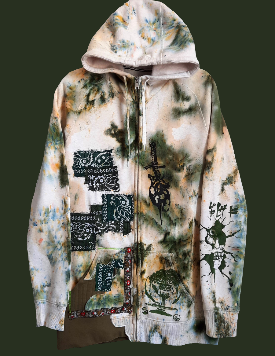 '𝘚𝘸𝘢𝘮𝘱 𝘔𝘰𝘯𝘴𝘵𝘦𝘳' Reconstructed Hoodie (1/1)