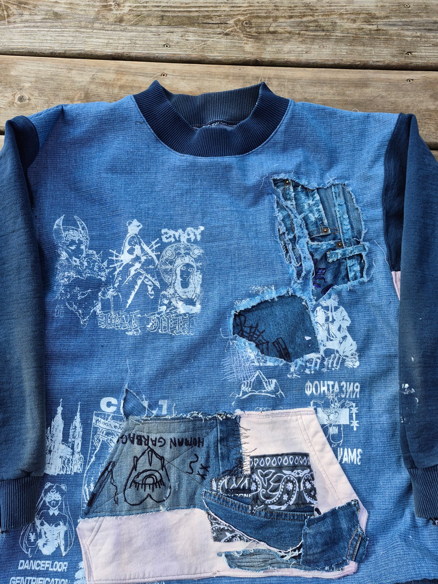 '𝘠𝘢𝘤𝘩𝘵 𝘊𝘭𝘶𝘣' Denim Anorak