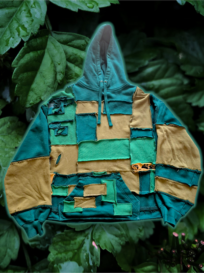'𝘍𝘰𝘭𝘪𝘢𝘨𝘦 𝘊𝘰𝘳𝘦' Patchwork Hoodie