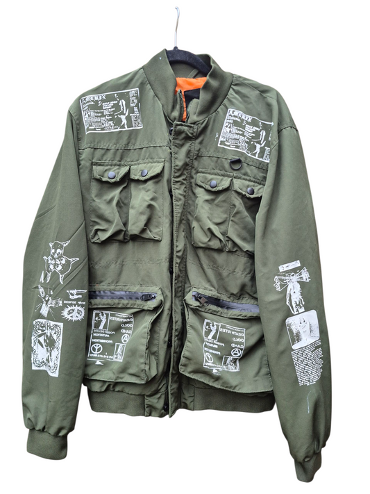 '𝘋𝘦𝘴𝘱𝘪𝘵𝘦 𝘈𝘭𝘭 𝘔𝘺 𝘙𝘢𝘨𝘦' Bomber Jacket