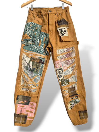 '𝘚𝘪𝘮𝘶𝘭𝘢𝘵𝘦𝘥 𝘖𝘢𝘴𝘪𝘴' Double-knee Cargo Pants