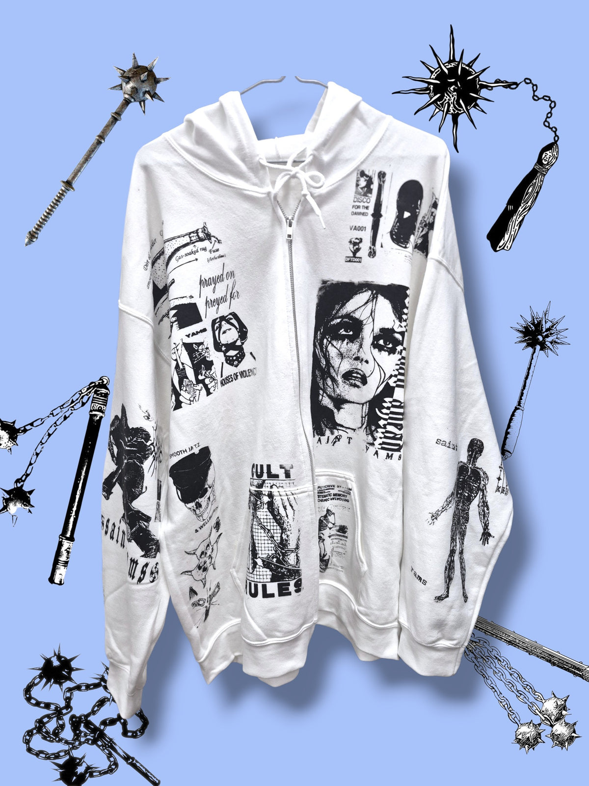 '𝘛𝘩𝘦 𝘙𝘪𝘨𝘩𝘵 𝘛𝘰 𝘉𝘦𝘢𝘳 𝘈 𝘎𝘪𝘢𝘯𝘵 𝘚𝘱𝘪𝘬𝘦𝘺 𝘉𝘢𝘭𝘭' Zip-up Hoodie