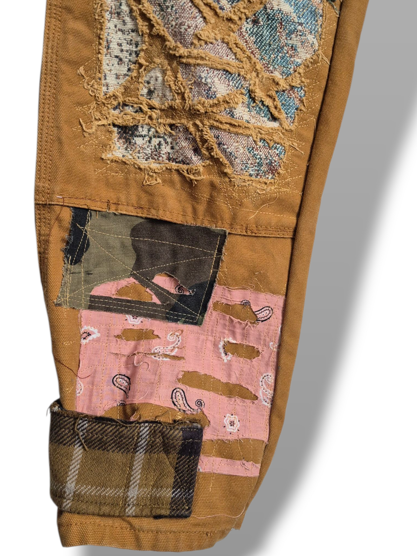 '𝘚𝘪𝘮𝘶𝘭𝘢𝘵𝘦𝘥 𝘖𝘢𝘴𝘪𝘴' Double-knee Cargo Pants