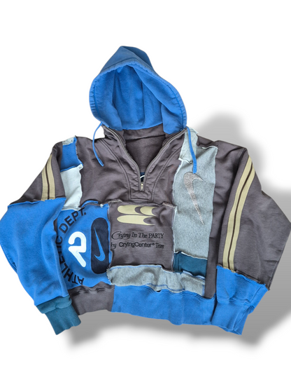 '𝘊𝘳𝘺𝘪𝘯𝘨 𝘢𝘵 𝘵𝘩𝘦 𝘗𝘢𝘳𝘵𝘺' Patchwork Hoodie