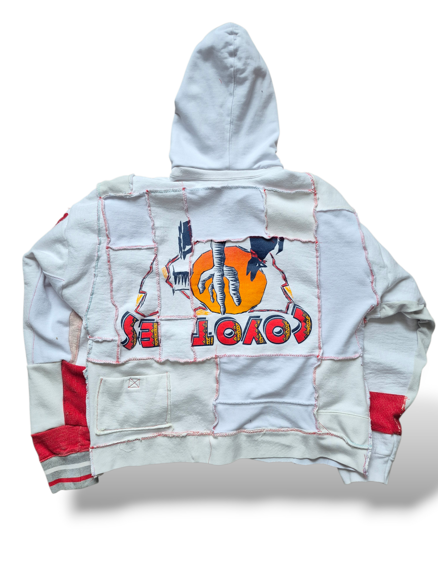 '𝘚𝘱𝘢𝘵𝘪𝘢𝘭 𝘈𝘸𝘢𝘳𝘦𝘯𝘦𝘴𝘴' Patchwork Hoodie