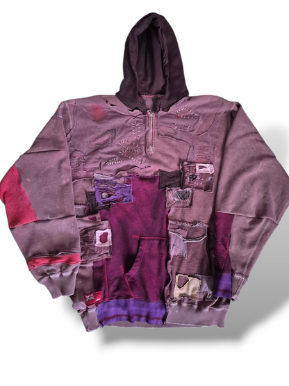 '𝘝𝘪𝘰𝘭𝘦𝘵𝘴 & 𝘞𝘪𝘯𝘦' Quarter-zip Hoodie