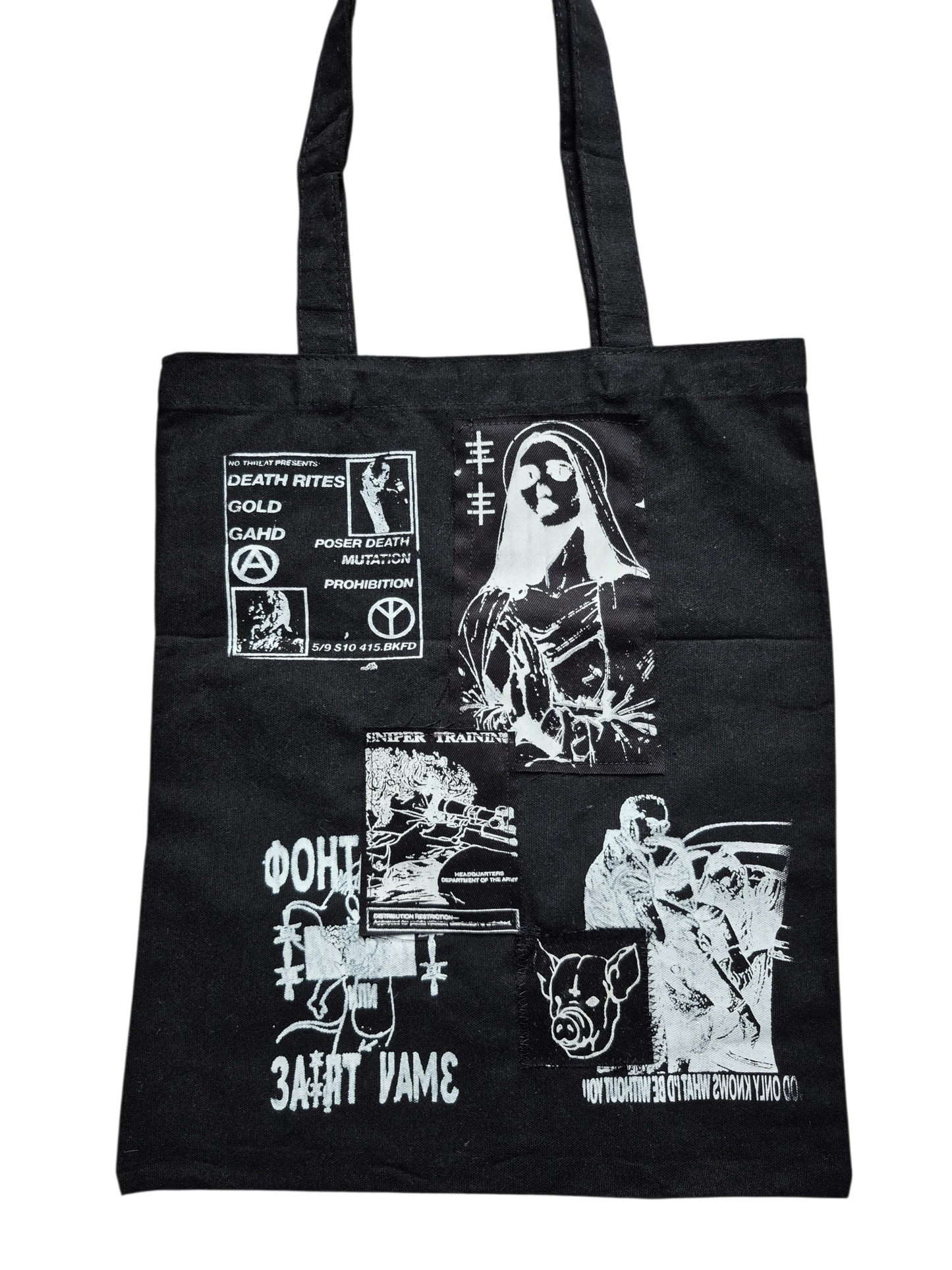 Black Canvas Tote Bags