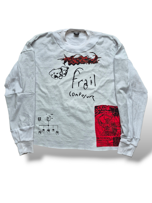 '𝘍𝘳𝘢𝘪𝘭 𝘊𝘰𝘮𝘱𝘰𝘴𝘶𝘳𝘦' Reconstructed Long Sleeve Shirt