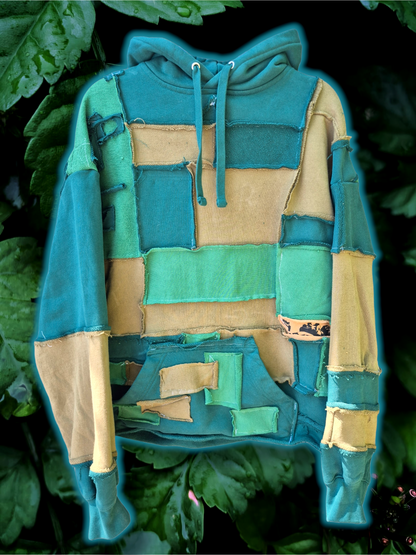 '𝘍𝘰𝘭𝘪𝘢𝘨𝘦 𝘊𝘰𝘳𝘦' Patchwork Hoodie