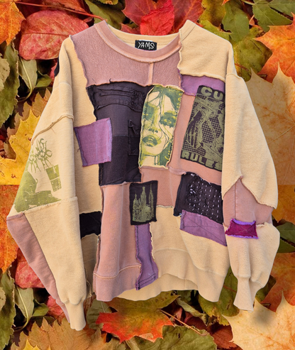'𝘚𝘯𝘢𝘪𝘭 𝘊𝘰𝘳𝘱𝘴𝘦' Patchwork Crewneck Sweater